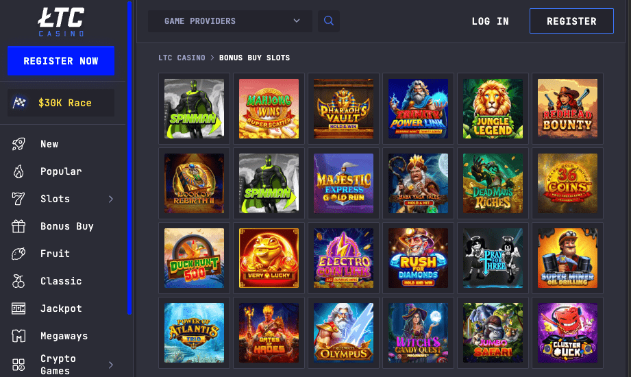 LTC Bonus Casino Bonus desktop